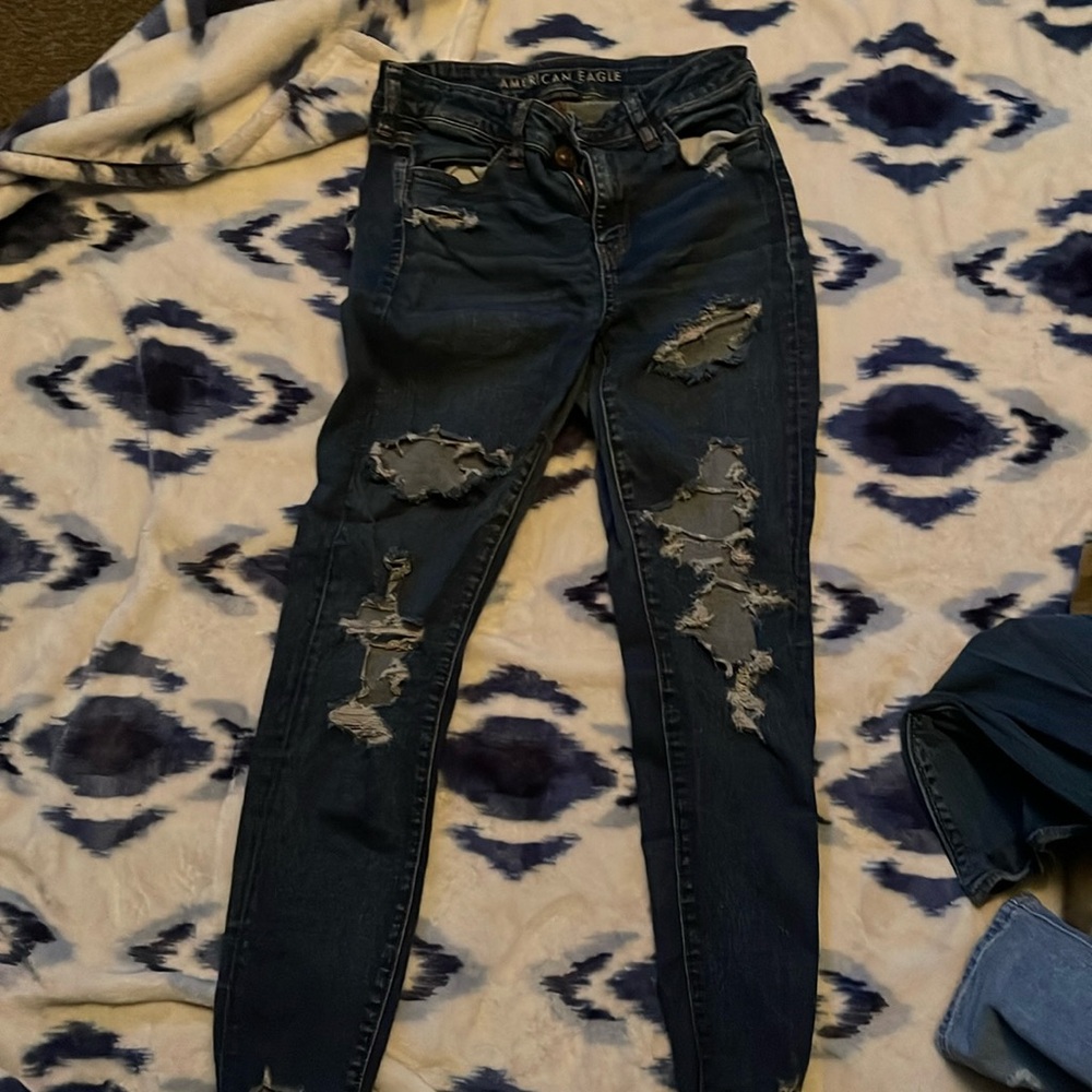 8 short next level well loved destressed jeans